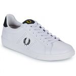 Fred Perry Masculinas Sapatilhas B721 Leather Branco 40