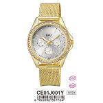 Q&q Relógio Feminino CE01J001Y (Ø 38 mm) - S7227724