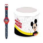 Cartoon Relógio Infantil Mickey Mouse Tin Box - S7227831
