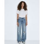 Noisy May Jeans Wide c/ Rasgões 38-40 - A44142458