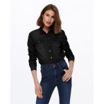 Only - Camisa de Ganga c/ Manga Comprida 40 - A44729698