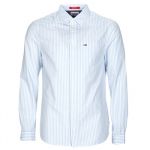 Tommy Calças de Ganga Camisa Tjm Essential Stripe Shirt Branco S