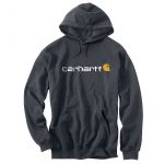 Carhartt Hoodie c/ Capuz Signature Logo Cinzento L