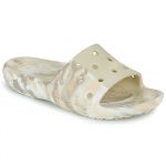 Crocs Sandálias Femininas Classic Marbled Slide Bege 41 / 42 - 206879-2Y3-41 / 42