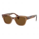 Óculos de Sol Ray-Ban Óculos de Sol Unissexo RB0880S 664057 T49 145 3P Transp Brown Polarized