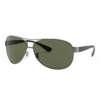 Óculos de Sol Ray-Ban Masculinos Rb3386 004/9a gunmetal polar green