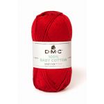 DMC Fio de Lã 100% Baby Cotton 50G Vermelho 754 382