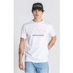 Gianni Kavanagh T-Shirt com Tachas Branca Acronym XL