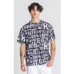 Gianni Kavanagh T-Shirt com Estampado Preto Hype XXL