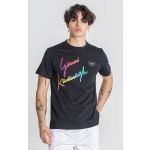 Gianni Kavanagh T-Shirt de Assinatura Preto Cromática XL