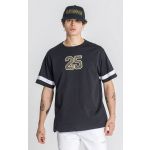 Gianni Kavanagh T-Shirt com Cristais Oversized Preto GK25 XS