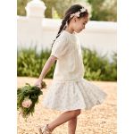 Converse Saia de Cerimónia às Flores Menina Cru 9A