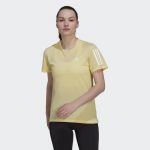 Adidas T-Shirt Cooler Own the Run Almost Yellow / White XS - HL1484-0002