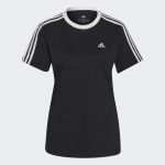 Adidas T-Shirt 3-Stripes Essentials Black / White M - GS1379-0007