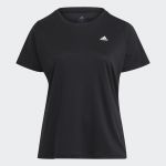 Adidas T-Shirt AEROREADY Designed 2 Move (Plus Size) Black / White 2X - GL3836-0002