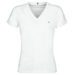 Tommy Hilfiger T-Shirt Heritage V-neck Branco XL - WW0WW24969-100-NOS-XL