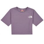 The North Face T-Shirt Menina Girl’s S/s Crop Simple Dome Violeta 12 A