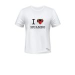 Messu T-Shirt i Love Huambo M Branca