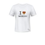 Messu T-Shirt i Love Moxico M Branca