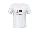 Messu T-Shirt i Love Luanda XXL Branca