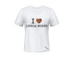 Messu T-Shirt i Love Lunda-norte M Branca