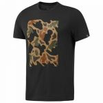 Reebok T-Shirt Homem Sportswear Training Camuflagem Preto 25974-40110, S