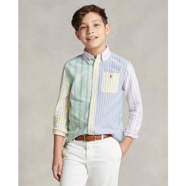 Ralph Lauren Camisa as Riscas Multicolor 16 Anos A46532229 KuantoKusta