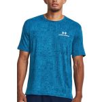 Nike T-shirt Homem Ua Rush Energy Print Ss-blu 1376792-426 S Azul
