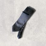 CdH Gravata Azul em Lã com Mola