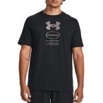 Under Armour T-shirt Branded Gel Stack 1380957-001 M Preto