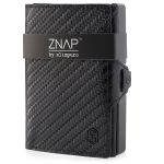 ZNAP Slim Wallet 8 Carteira de Bolso de Moedas e Cartão 8 x 1,5 x 6 cm (LxAxP) Proteção RFID - F3-BSJI-8M8B