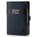ZNAP Slim Wallet 12 Carteira de Bolso de Moedas e Cartão 8 x 1,8 x 6 cm (LxAxP) Proteção RFID - ZX-BBN4-0L58