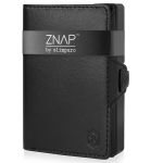 ZNAP Slim Wallet 8 Carteira de Bolso de Moedas e Cartão 8 x 1,5 x 6 cm (LxAxP) Proteção RFID - TT-S5IJ-MU8F