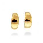 Luxenter Brincos Mrango com Acabamento em Ouro Amarelo 18k 19 X 7 mm
