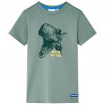 vidaXL T-shirt para Criança Caqui 92