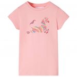 vidaXL T-shirt de Criança Rosa 104
