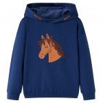 vidaXL Sweatshirt para Criança Azul-marinho 104 - 14040