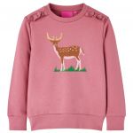 vidaXL Sweatshirt para Criança Cor Framboesa 116 - 14201