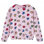 vidaXL Sweatshirt para Criança Rosa 116 - 14426