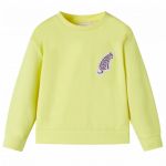 vidaXL Sweatshirt para Criança Amarelo 140 - 11573