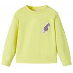 vidaXL Sweatshirt para Criança Amarelo 116 - 11571