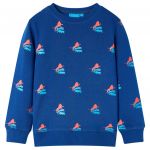 vidaXL Sweatshirt para Criança Azul-escuro 92 - 13309