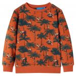 vidaXL Sweatshirt para Criança Cor Ferrugem-claro 116 - 13211
