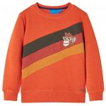 vidaXL Sweatshirt para Criança Laranja 116 - 13061