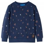 vidaXL Sweatshirt para Criança Azul-marinho Mesclado 92 - 12789