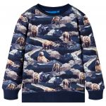 vidaXL Sweatshirt para Criança Azul-marinho 92 - 12784