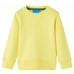 vidaXL Sweatshirt para Criança Amarelo-claro 116 - 15128