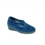 Devalverde Sapatos Conforto Cunha Azul Marinho 41 - 218_Azul-41