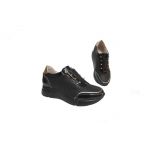 Sapataria Mesquita Sapatilha de Senhora em Pele Preto Verniz com Ribetes Dourados 38 - 24401-38