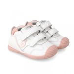 Biomecanics Sapato Bebe Branco e Rosa 24
